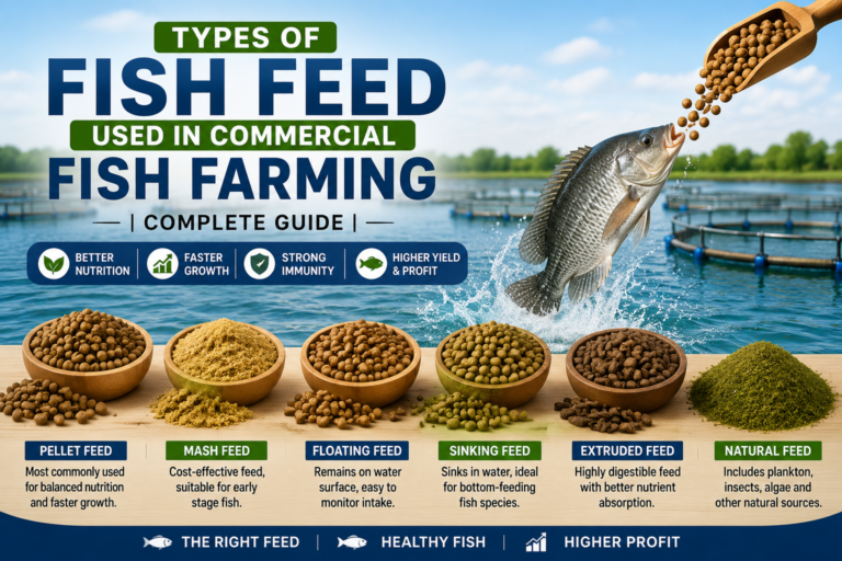 Types of fish feed