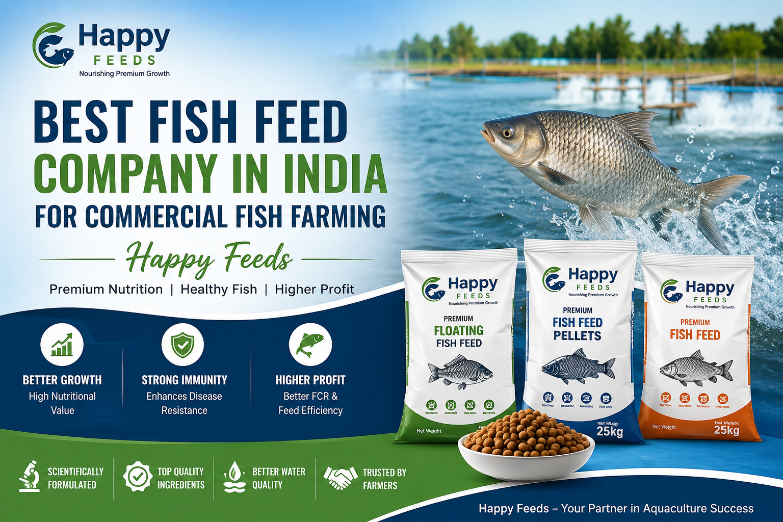 Best Fish Feed Company in India