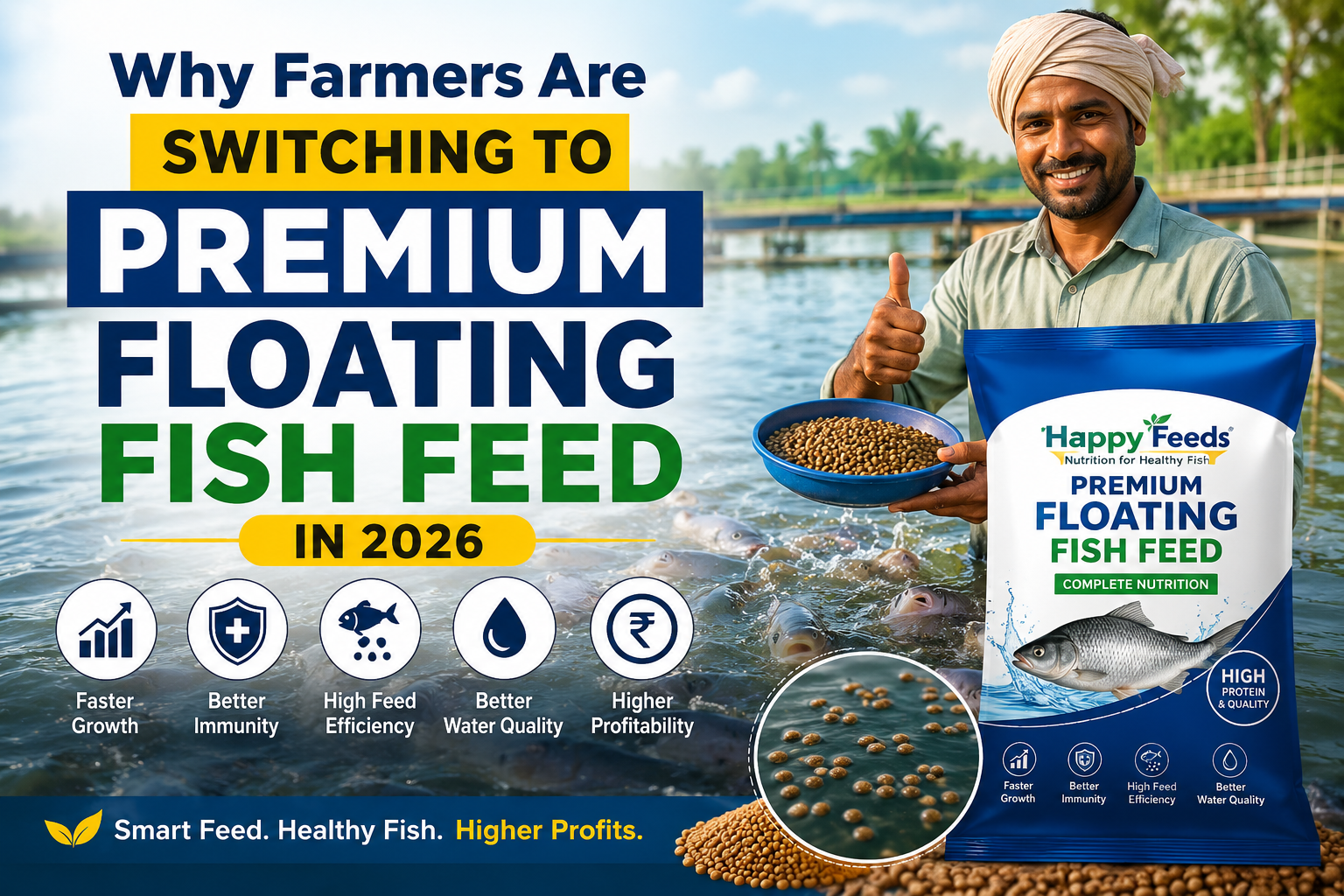 Premium Floating Fish Feed