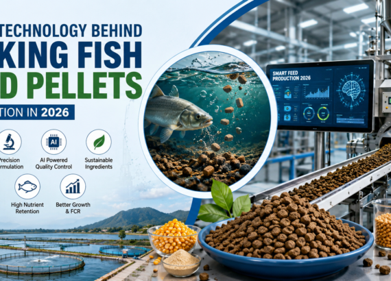Sinking fish food pellets